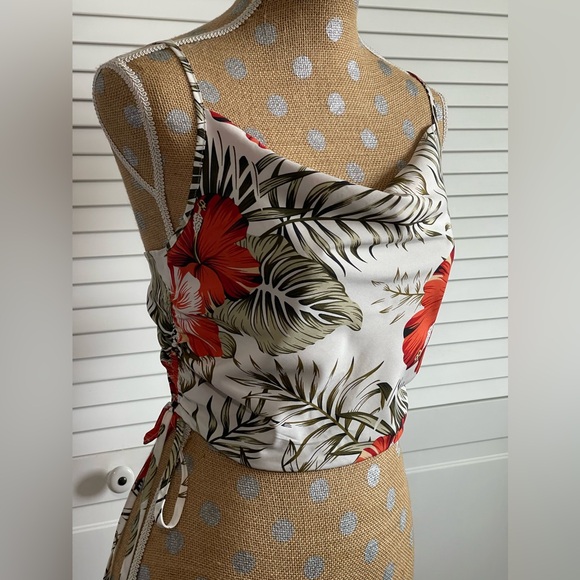 SHEIN tie top Sz M - Picture 2 of 6